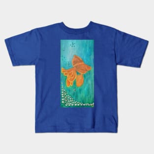 Just painting a fish Kids T-Shirt